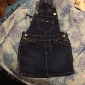 Size 6/6x Jean skirt overalls